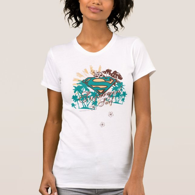 T-shirt Supergirl Surf (Devant)