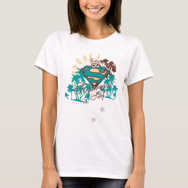 T-shirt Supergirl Surf (Devant)