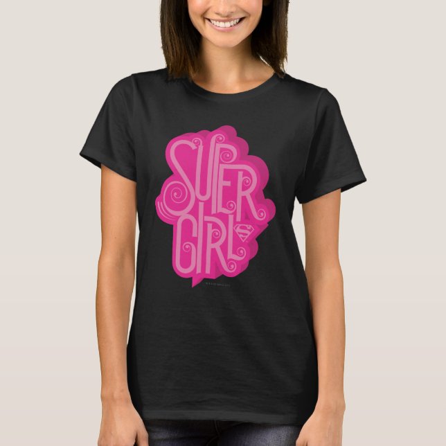 T-shirt Supergirl Swirl 2 (Devant)