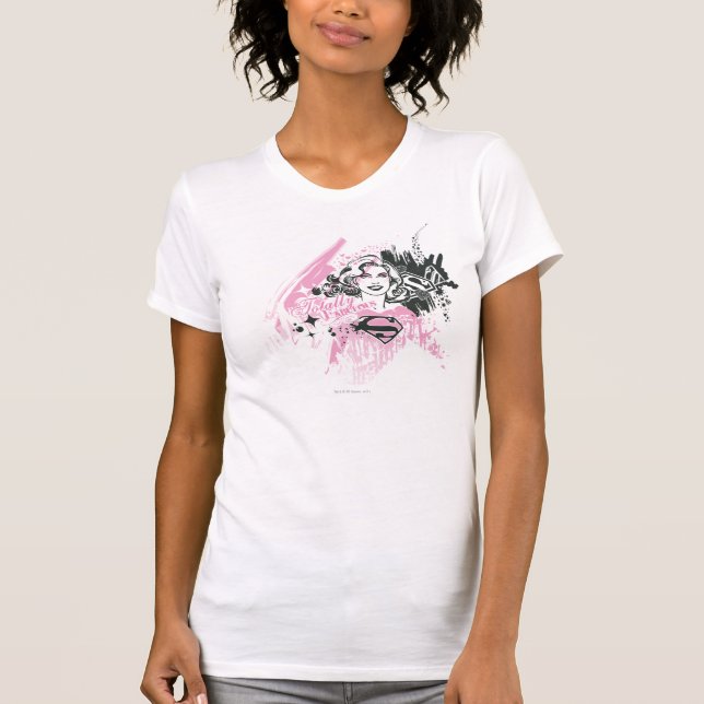 T-shirt Supergirl Totalement Fabuleux (Devant)