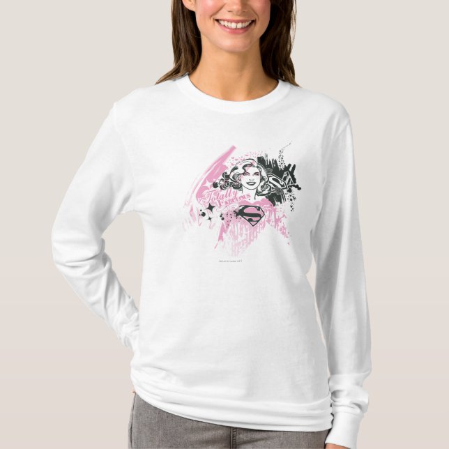 T-shirt Supergirl Totalement Fabuleux (Devant)