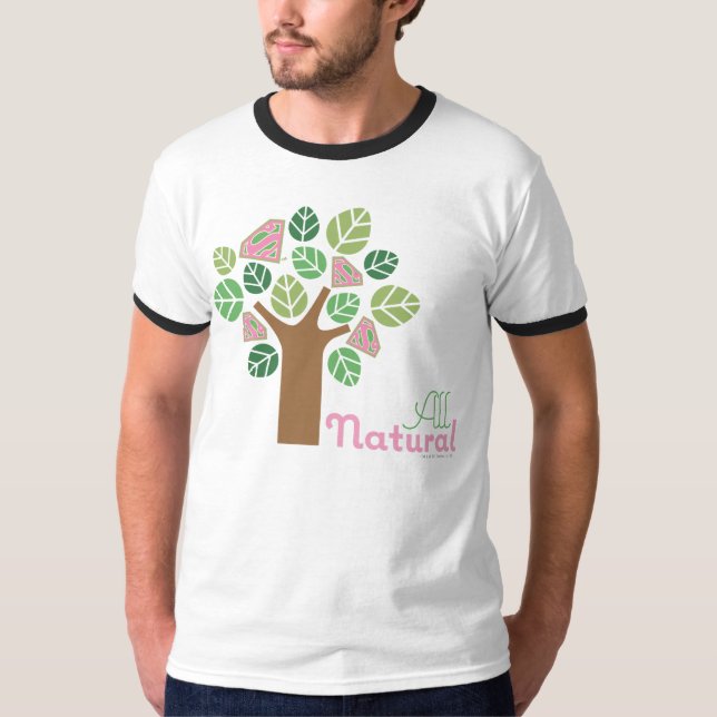 T-shirt Supergirl Tout arbre naturel (Devant)
