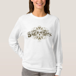 T-shirt Supergirl What's a Girl to Do Brown