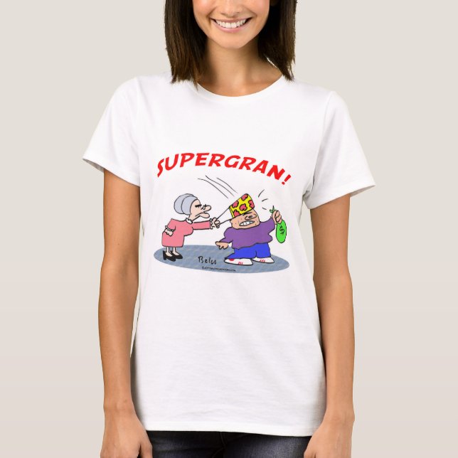 T-shirt supergran (Devant)