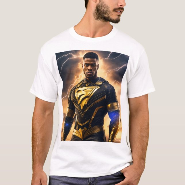 T-shirt "Superhero clair et foncé" (Devant)
