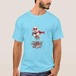 T-shirt Superhero de chat perse