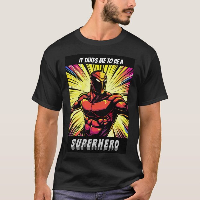 T-shirt Superhero Inspiration Tee 8 (Devant)