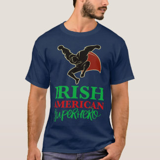 T-shirt Superhero irlandais américain
