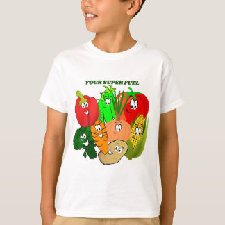 T-Shirt Superheroes Légumes, votre super carburant
