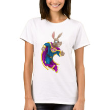 Superhéros de lapin de Pâques