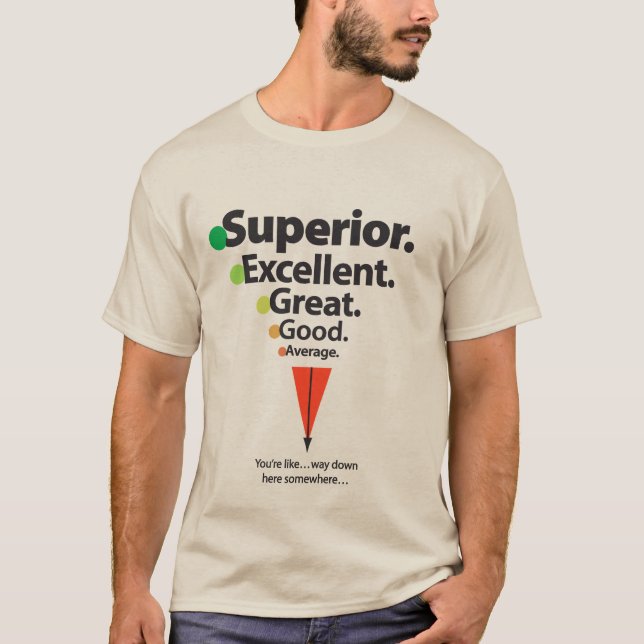 T-shirt Supérieur, Excellent, Superbes Spots (Devant)