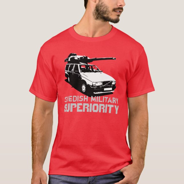 T-shirt Superiourity militaire suédois (Devant)