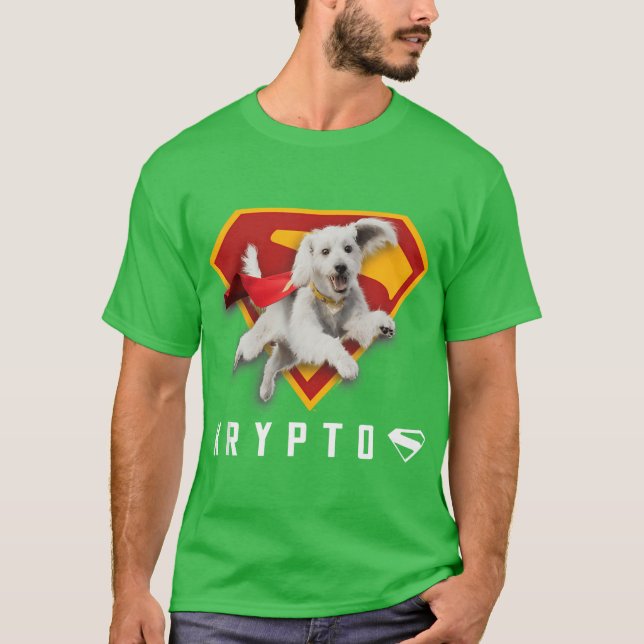 T-shirt Superman 2025 Movie Krypto Shield friends (Devant)