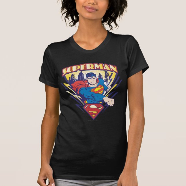 T-shirt Superman avec électricité (Devant)