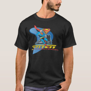 T-shirt Superman avec train - Couleur