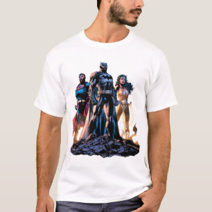 T-shirt Superman, Batman, & Wonder Woman Trinity