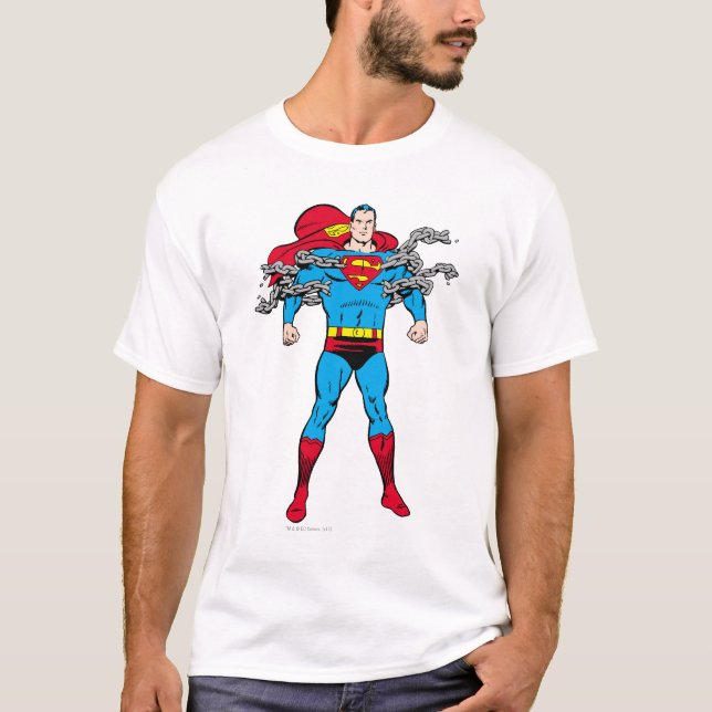 T-shirt Superman Breaks Chains (Devant)