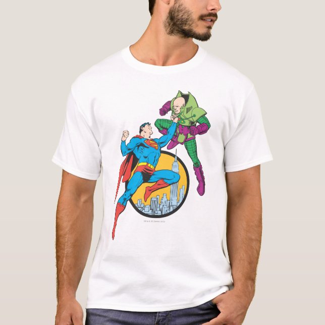 T-shirt Superman combat Lex Luthor (Devant)