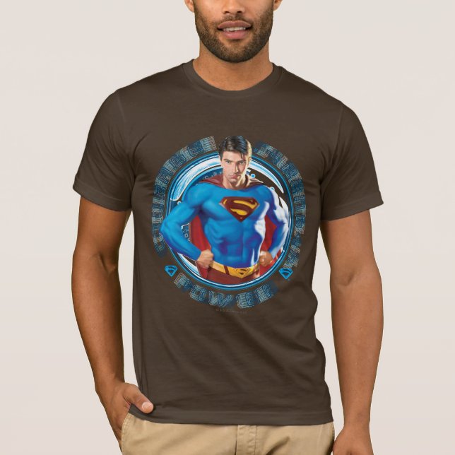 T-shirt Superman Courage Strength Power (Devant)