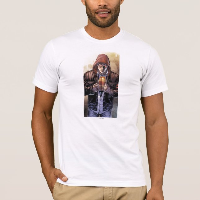 T-shirt Superman Earth Cover - Color (Devant)