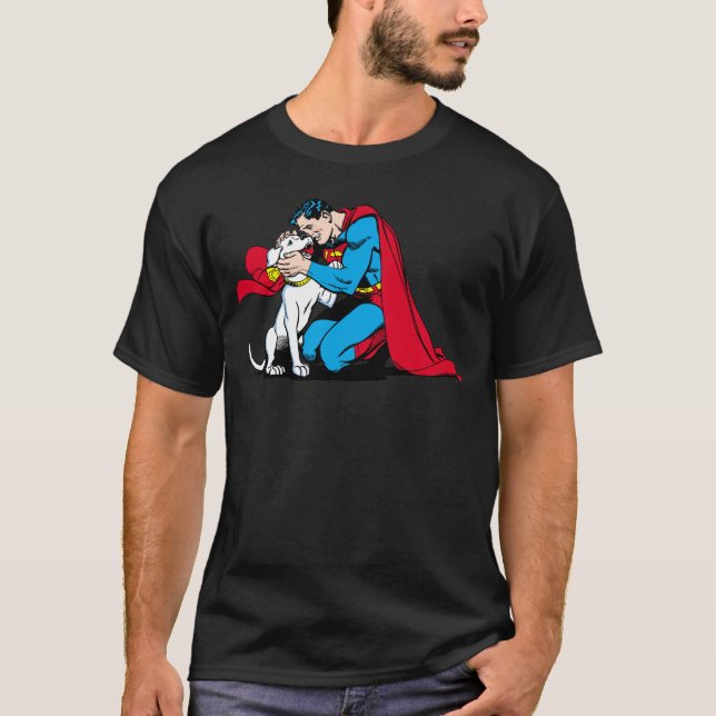 T-shirt Superman et Krypto (Devant)