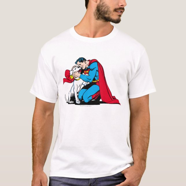 T-shirt Superman et Krypto (Devant)