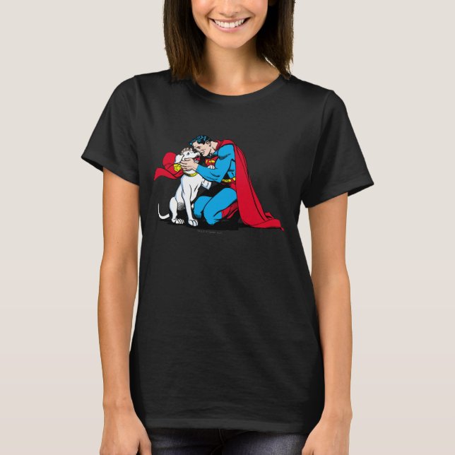 T-shirt Superman et Krypto (Devant)