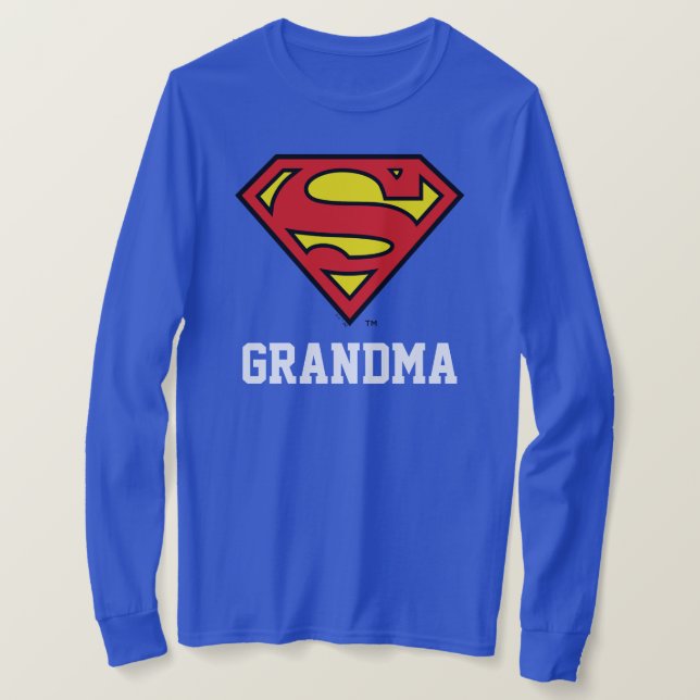 T-shirt Superman (homonymie) | Super grand-mère (Design devant)