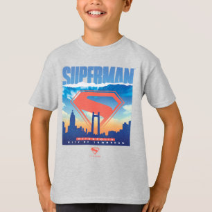 T-shirt Superman Metropolis Skyline