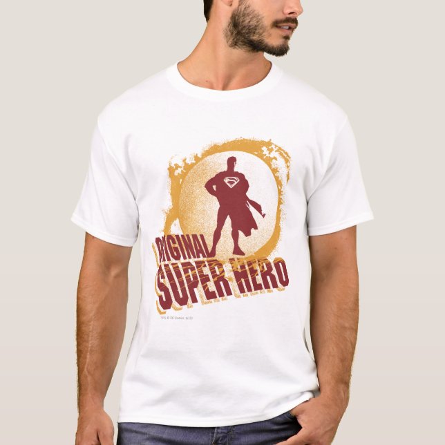 T-shirt Superman Original Super Hero (Devant)