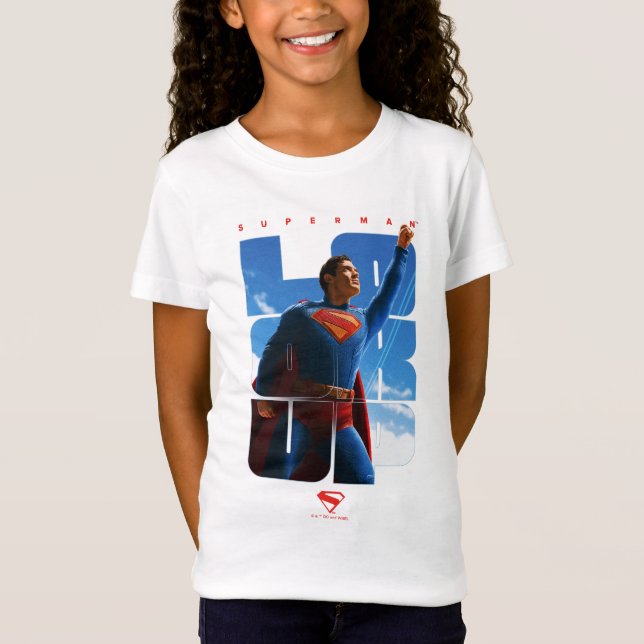 T-Shirt Superman regarde Pose (Devant)