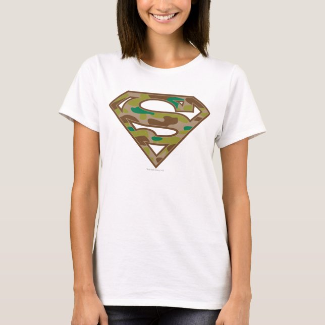 T-shirt Superman S-Shield | Camouflage Logo (Devant)
