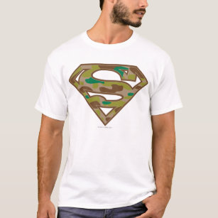 T-shirt Superman S-Shield   Camouflage Logo