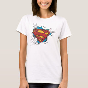 T-shirt Superman S-Shield Dans le logo Nuages