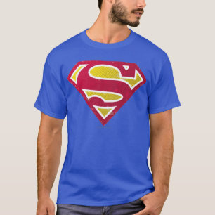 T-shirt Superman S-Shield Distressed Dots Logo