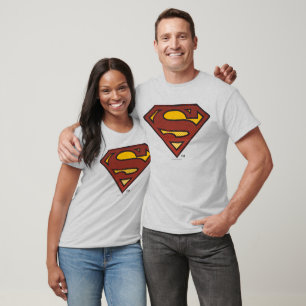T-shirt Superman S-Shield  Logo des points ombrés