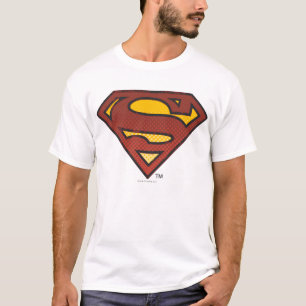 T-shirt Superman S-Shield  Logo des points ombrés