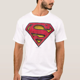 T-shirt Superman S-Shield   Logo en détresse
