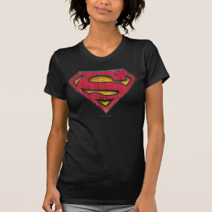 T-shirt Superman S-Shield Logo en détresse