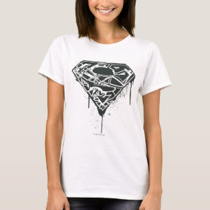 T-shirt Superman S-Shield Logo Fragmenté