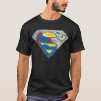 Superman S-Shield | Logo gris jaune rouge noir