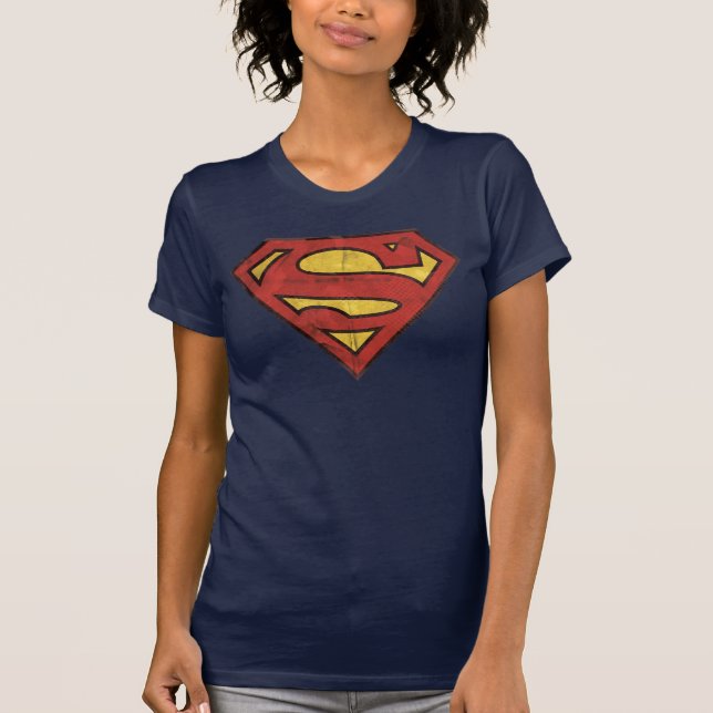 T-shirt Superman S-Shield | Logo Grunge (Devant)