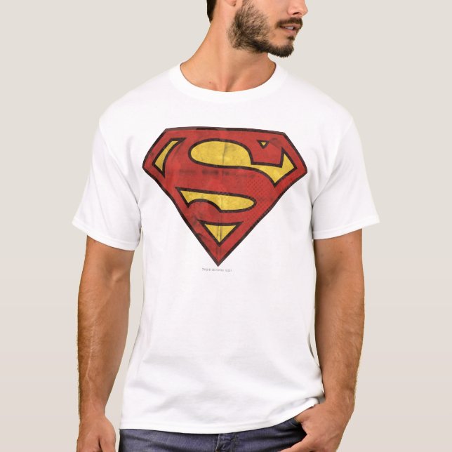 T-shirt Superman S-Shield | Logo Grunge (Devant)
