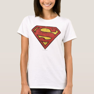 T-shirt Superman S-Shield Logo Grunge
