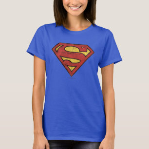 T-shirt Superman S-Shield   Logo Grunge