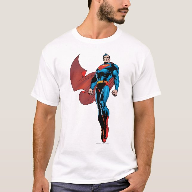 T-shirt Superman Stands Tall (Devant)