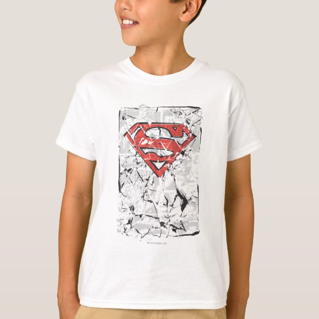 T-shirt Superman Stylisé | Logo comique découpé (Devant)