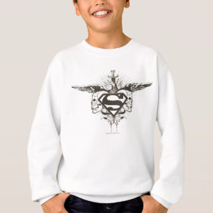 T-shirt Superman Stylisé Logo des crânes