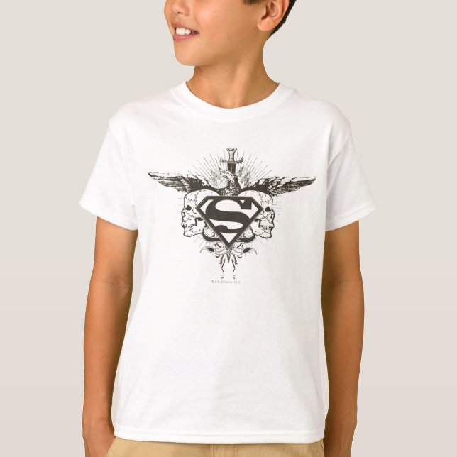 T-shirt Superman Stylisé | Logo des crânes (Devant)