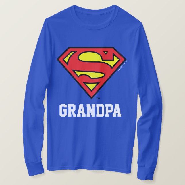 T-shirt Superman | Super grand-père (Design devant)
